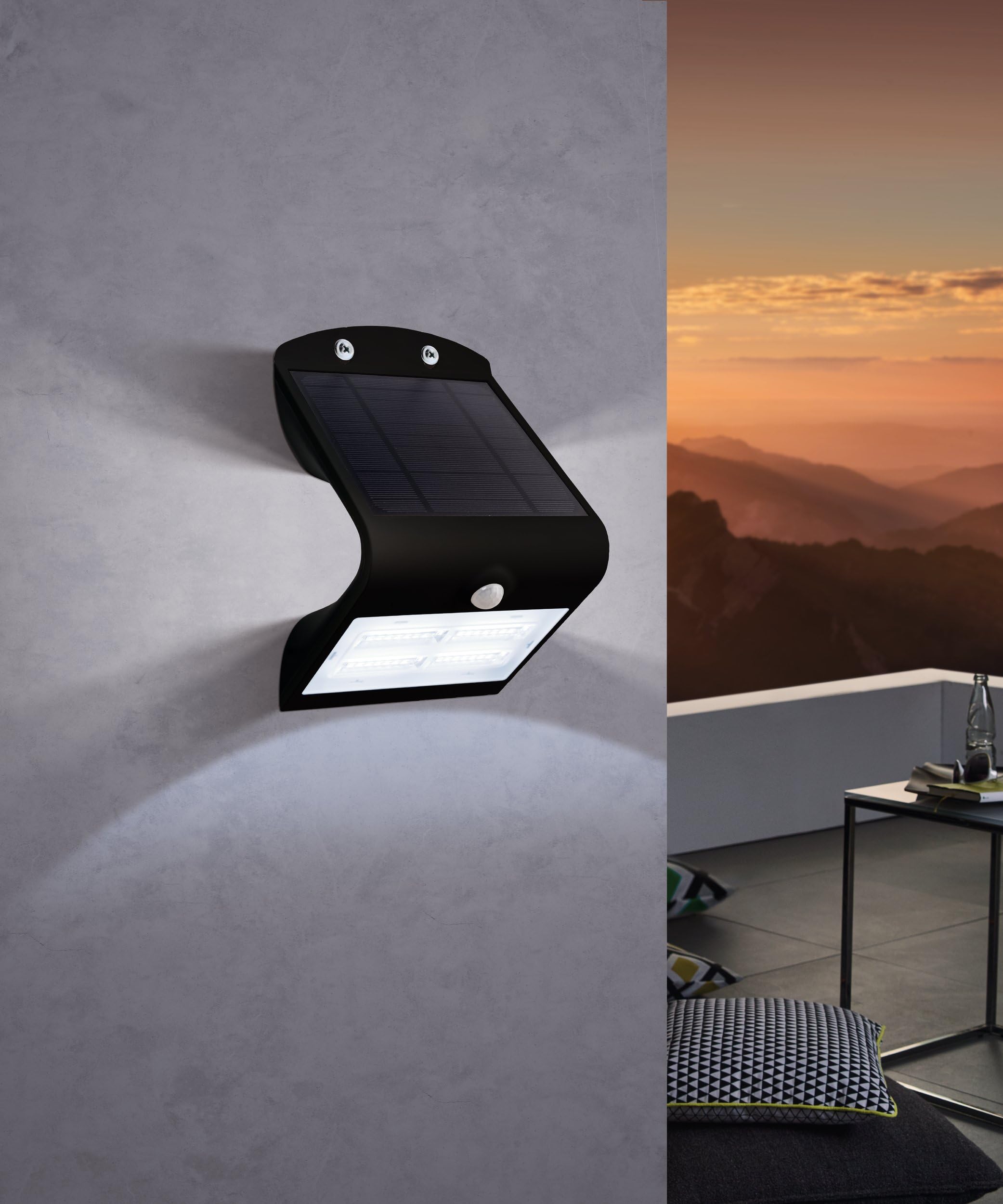 eglo-lamozzo-solar-led-au-enwandleuchte-schwarz-mit-bewegungsmelder-ip54 image 3