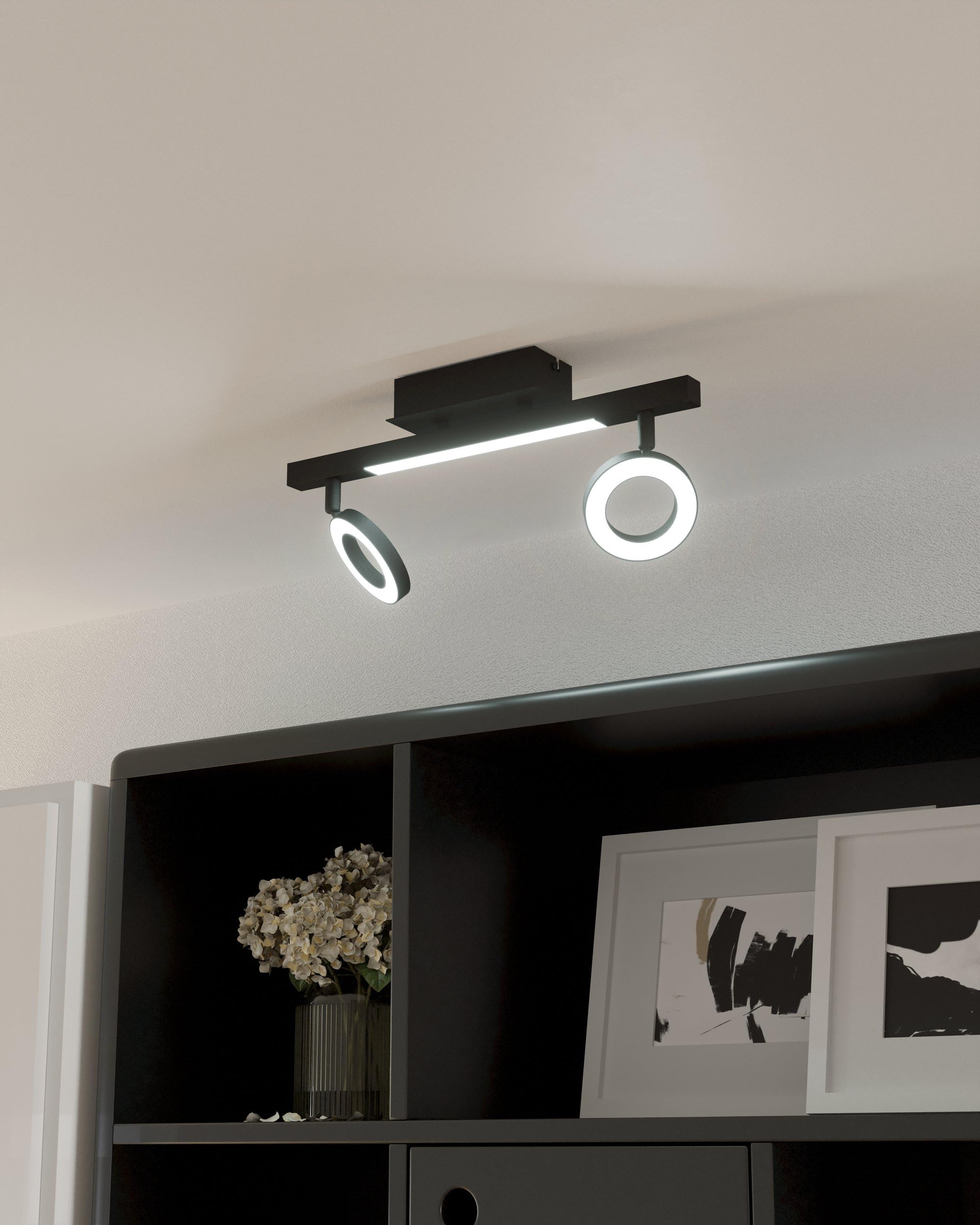eglo-cardillio-2-led-deckenstrahler-2-flammig-schwarz-schwenkbar image 2