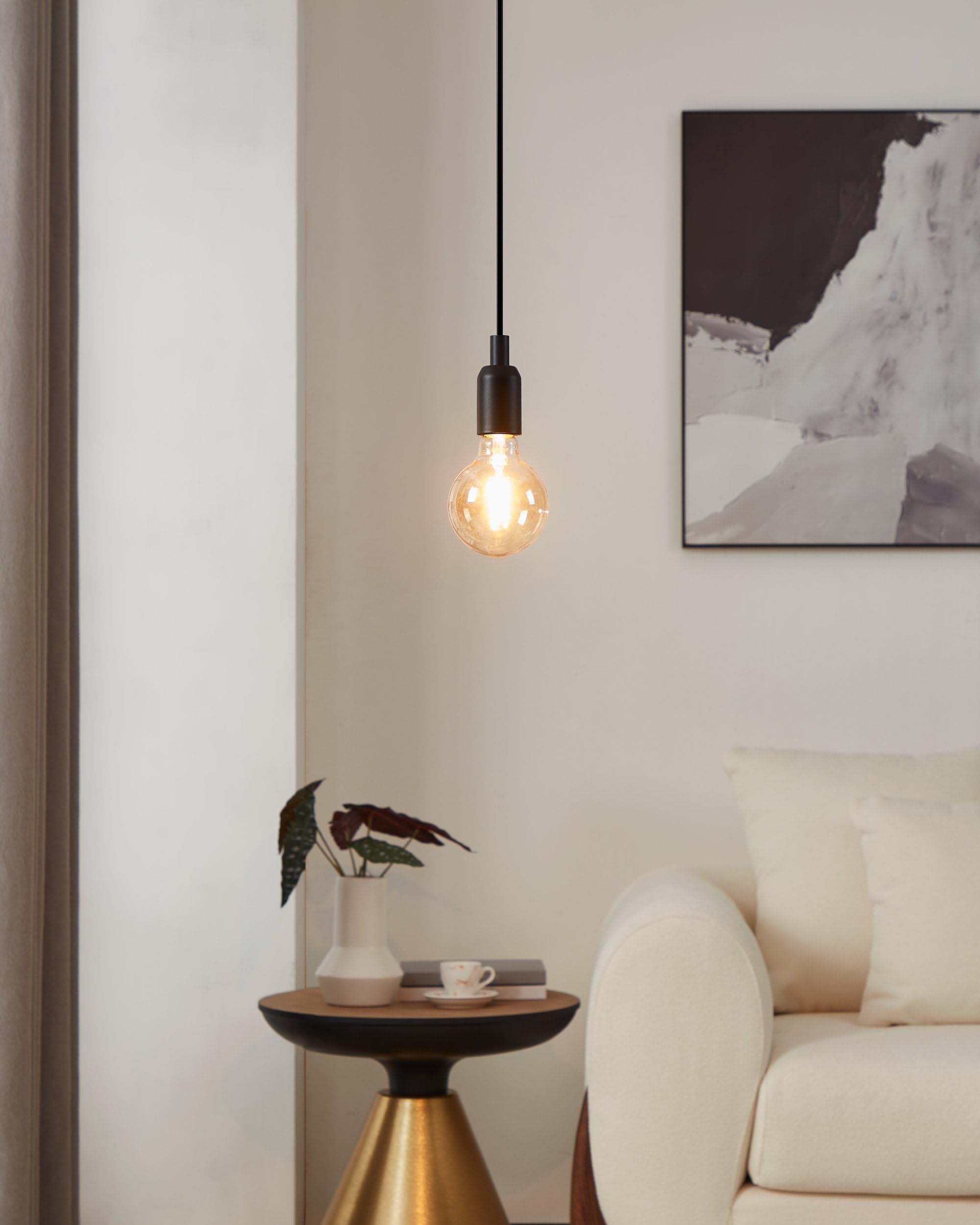 eglo-connect-z-smart-home-led-e27-g95-vintage-amber-zigbee-dimmbar-warmwei image 5