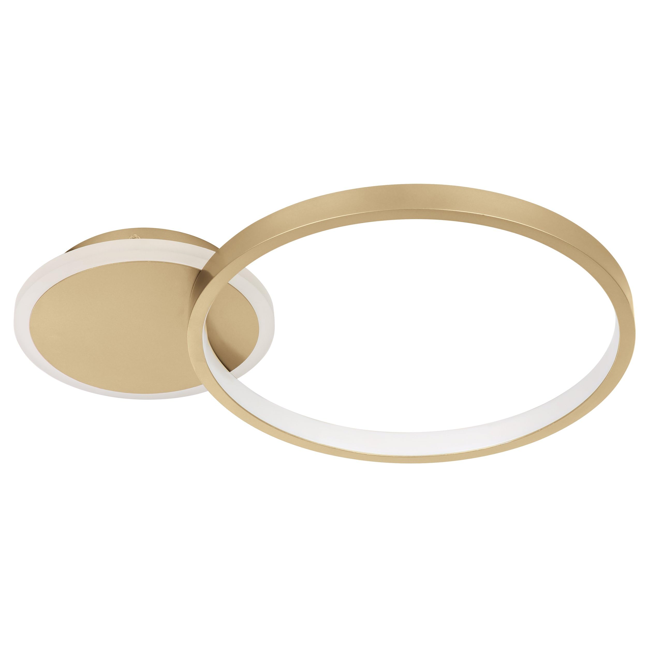eglo-gafares-led-deckenleuchte-rund-wei-gold-dimmbar-mit-fernbedienung image 1