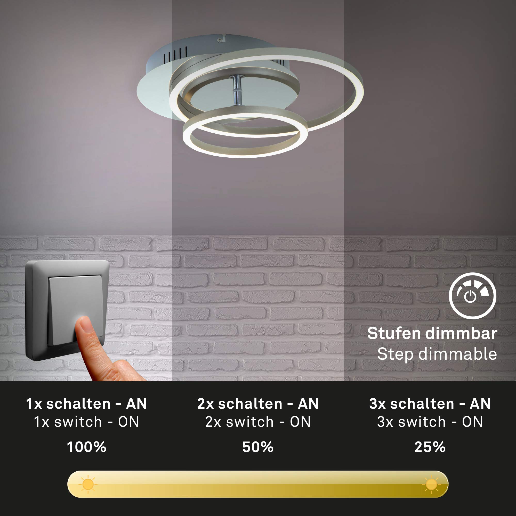 briloner-led-deckenleuchte-dimmbar-chrom-alu-39cm-30w-2400-lumen image 3