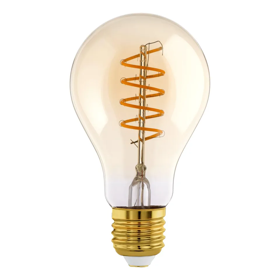 eglo-led-e27-spiral-filament-vintage-leuchtmittel-dimmbar-amber image 1