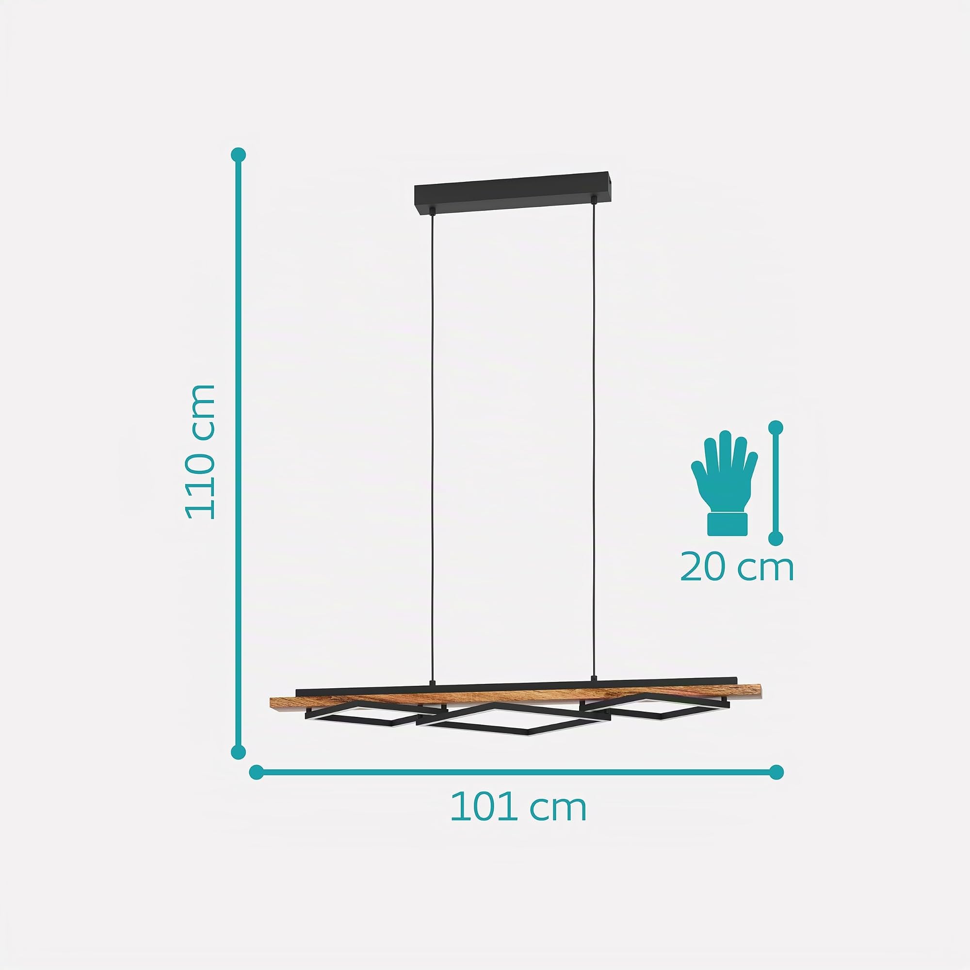 eglo-boyal-led-h-ngelampe-3-flammig-101-cm-holz-schwarz image 5