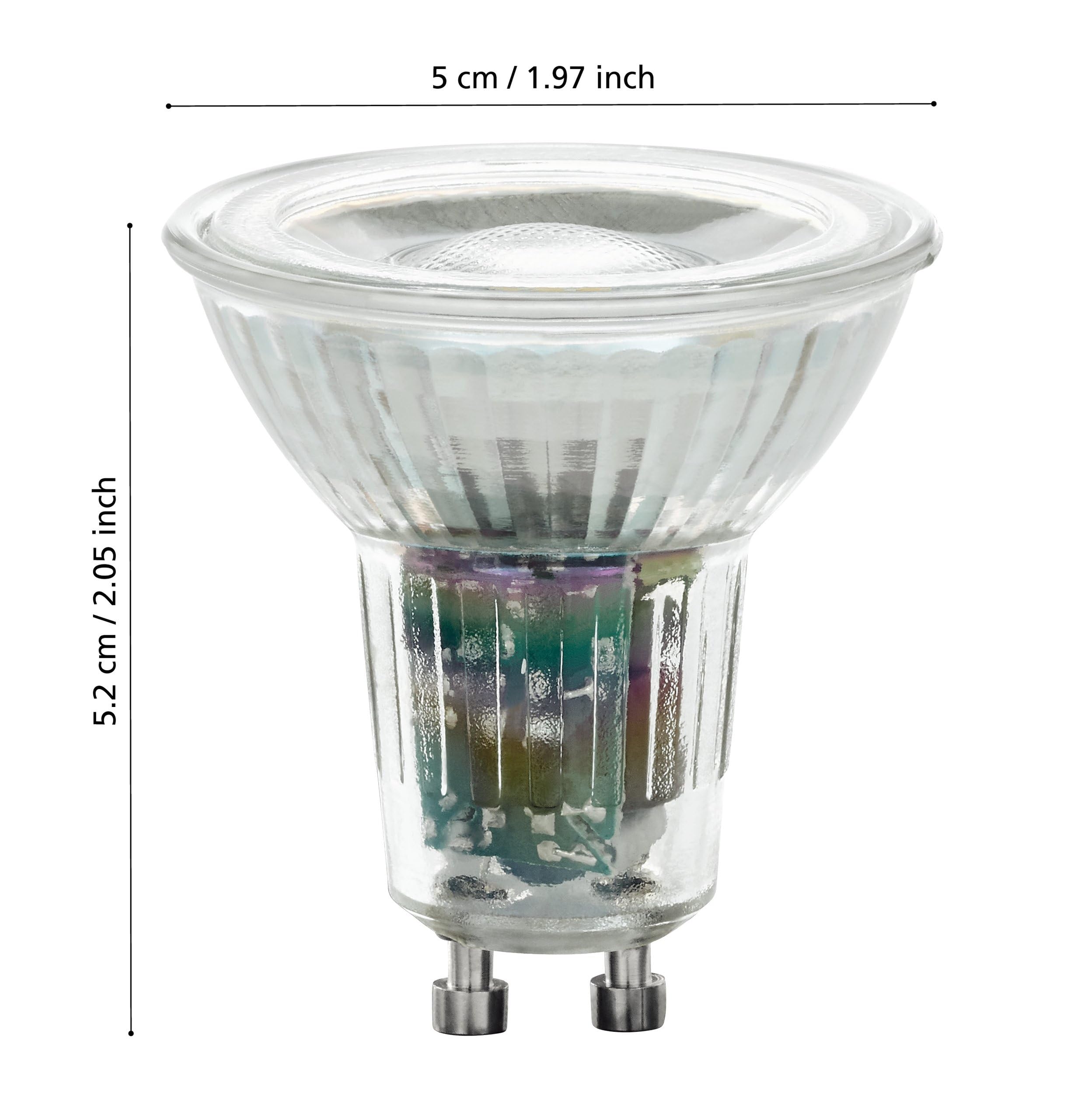 eglo-gu10-led-spot-dimmbar-5w-ersetzt-50w-345lm-warmwei-3000k image 7