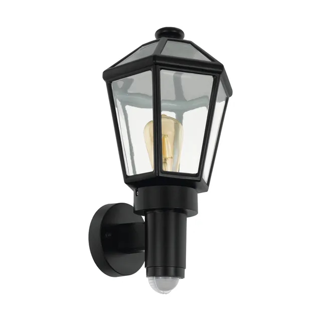 eglo-manerbio-au-en-wandleuchte-e27-mit-bewegungsmelder-ip44-schwarz image 1