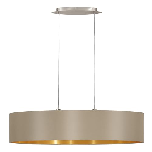 eglo-maserlo-pendellampe-2-flammig-oval-taupe-gold-e27-l-100-cm image 7