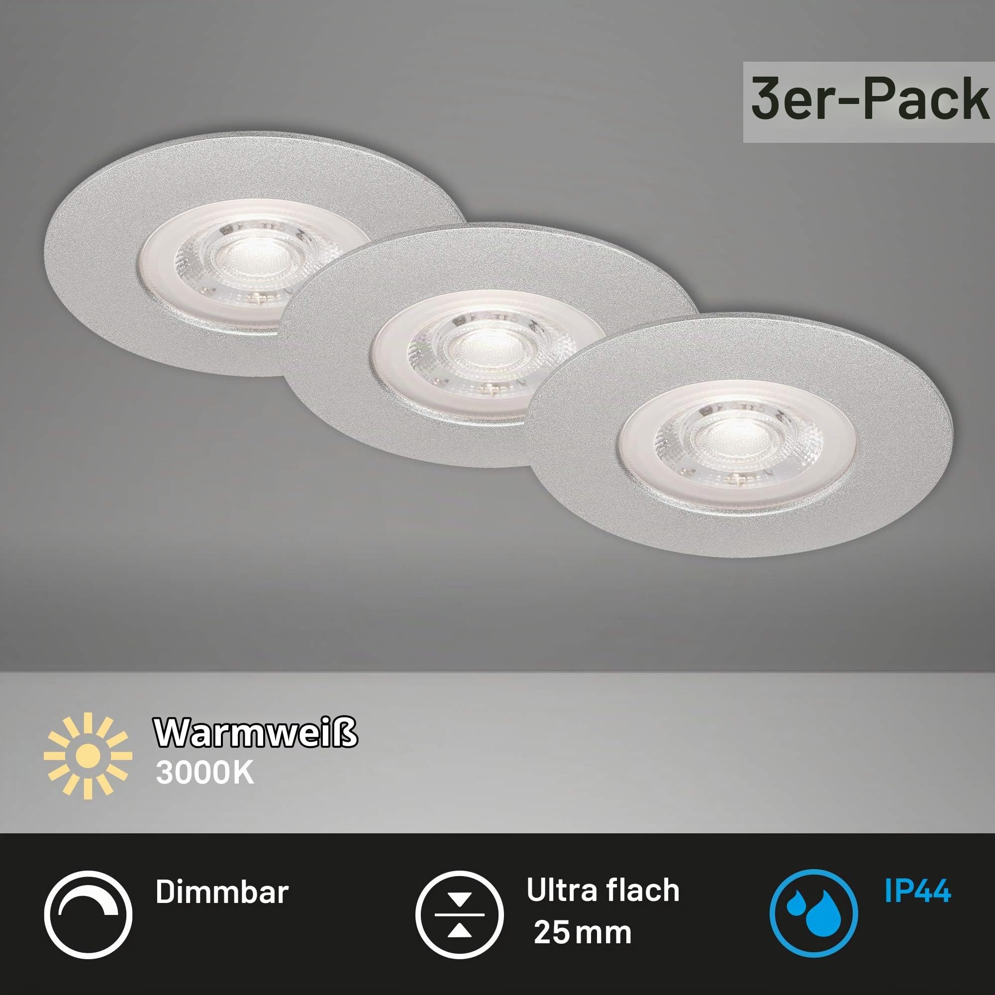 briloner-led-einbauleuchten-3er-set-dimmbar-5w-460lm-3000k-ip44-chrom-matt image 2