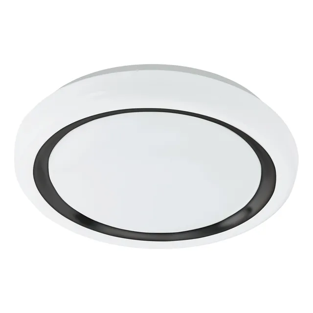 eglo-capasso-led-deckenleuchte-34-cm-wei-schwarz-warmwei image 1