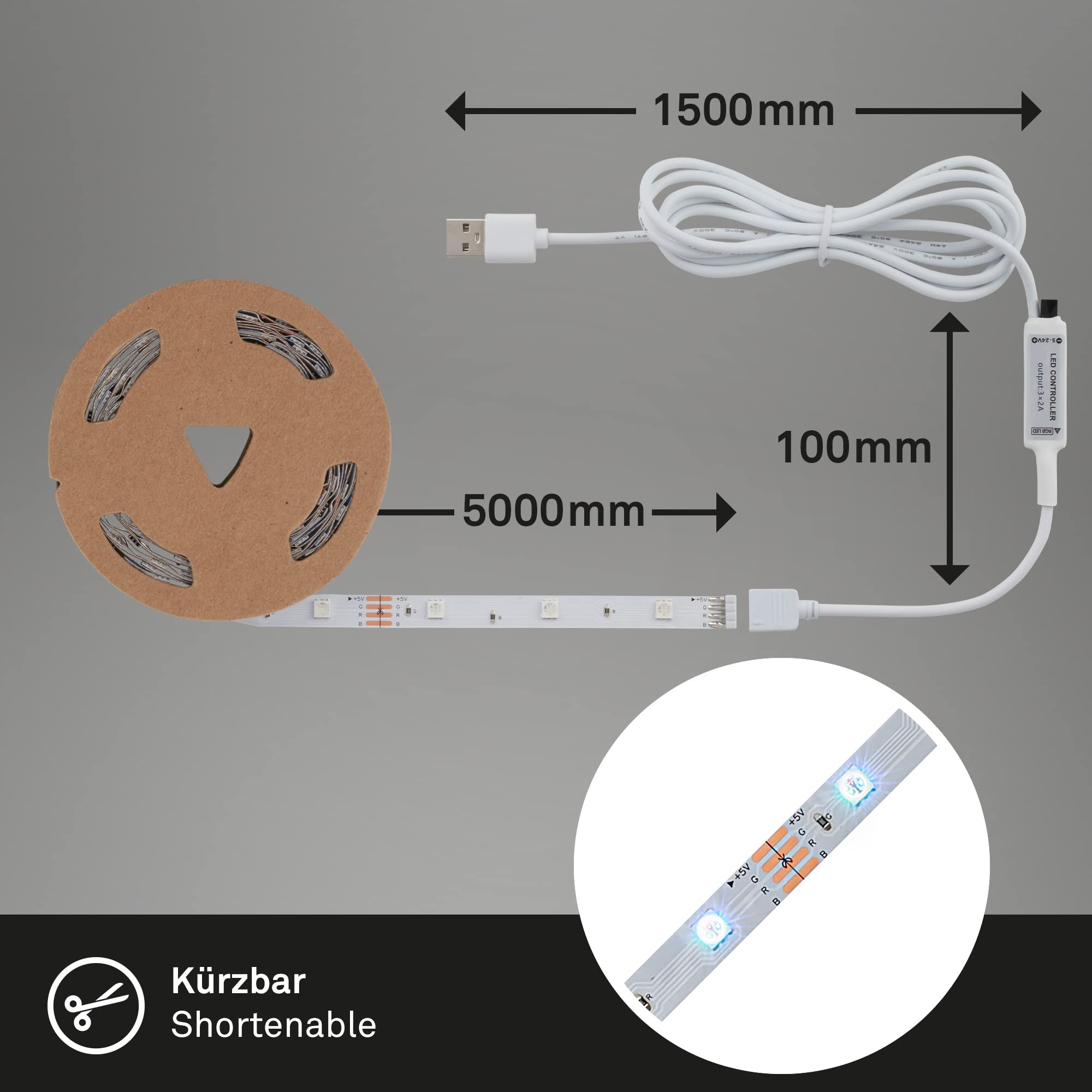 briloner-usb-led-strip-5m-smart-rgb-wlan-bluetooth-tuya-app-sprachsteuerung-wei image 8