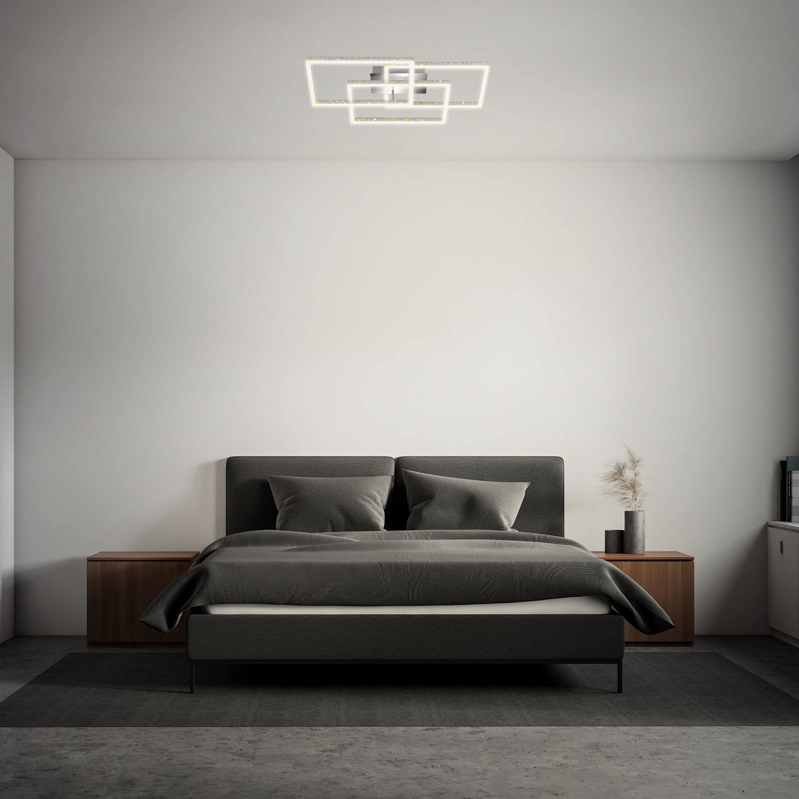 briloner-led-frame-deckenleuchte-dimmbare-rahmenleuchte-mit-glitzereffekt-alu-ch image 5