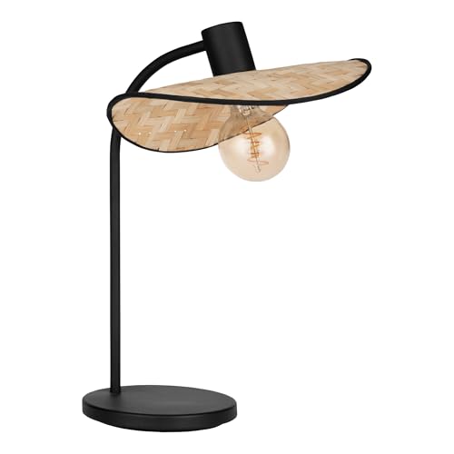 eglo-marywell-deckenleuchte-korb-japan-stil-50-x-34-5-cm-schwarz-mit-bambus-natu image 7