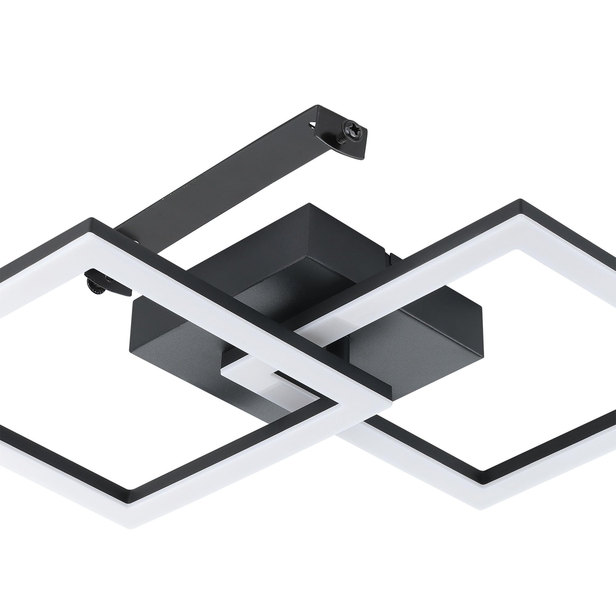 eglo-palmaves-e-led-deckenleuchte-eckig-52-5-cm-warmwei-schwarz image 2