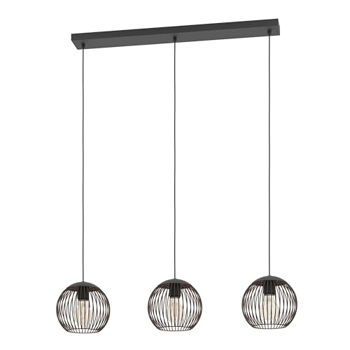eglo-almanzora-pendelleuchte-3-flammig-e27-90-cm-schwarz-kupfer image 8