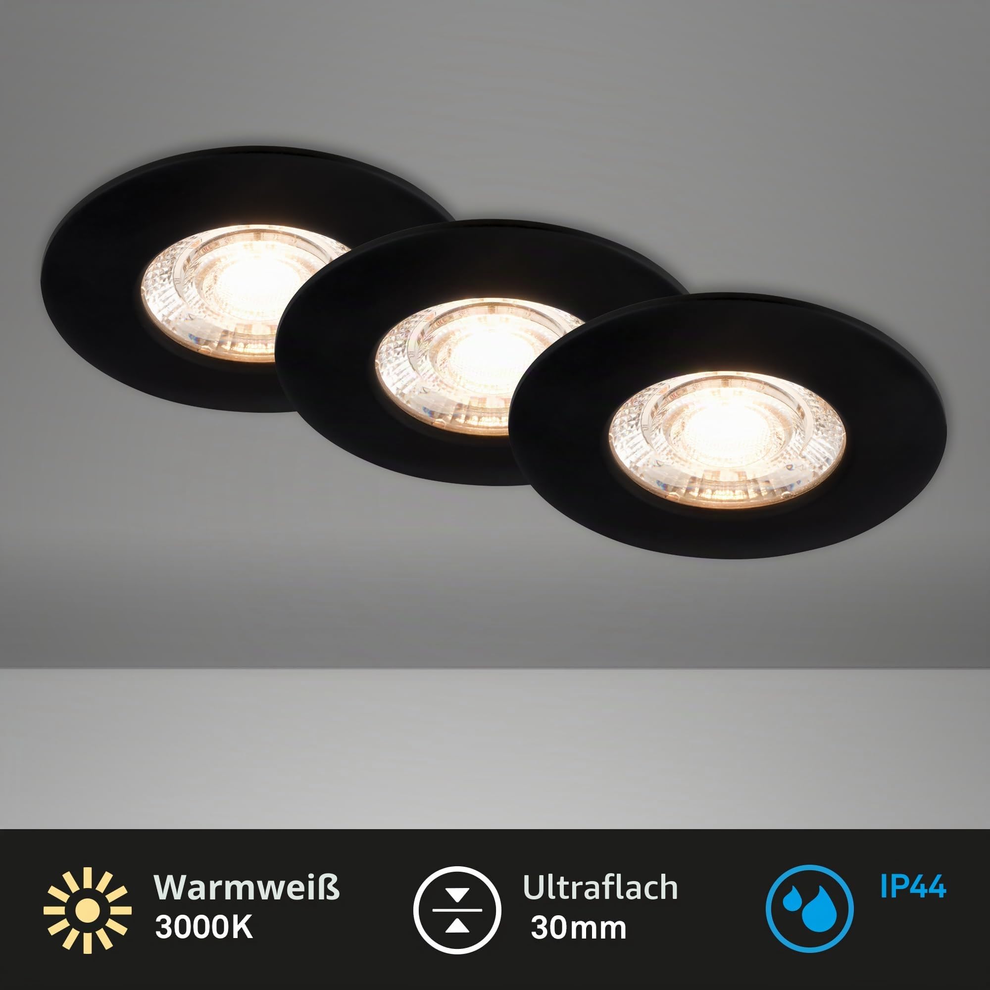 briloner-led-einbaustrahler-3er-set-ip44-flach-schwarz-3000k image 2