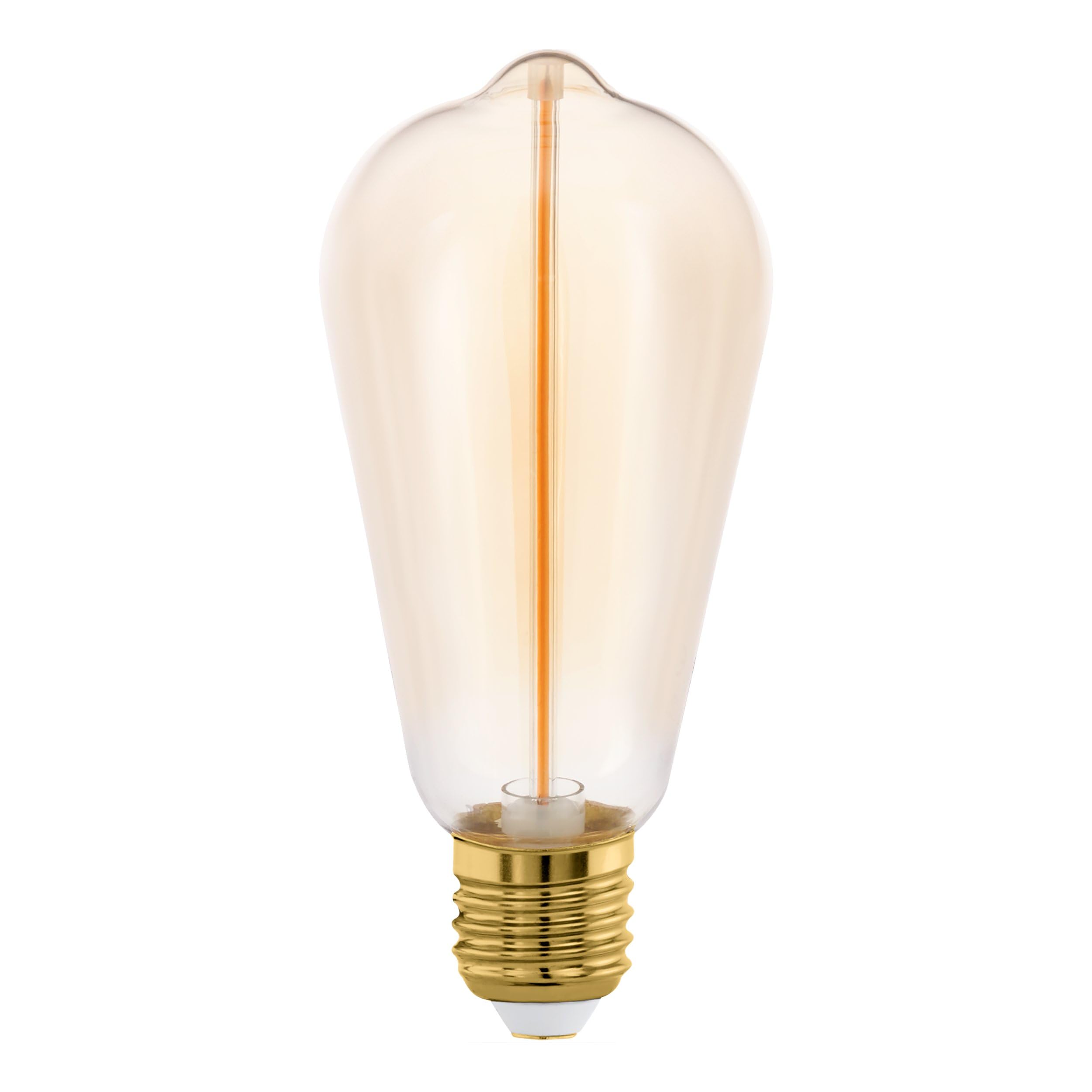 eglo-e27-led-globe-g125-amber-dimmbar-2w-100lm-1800k-vintage image 5