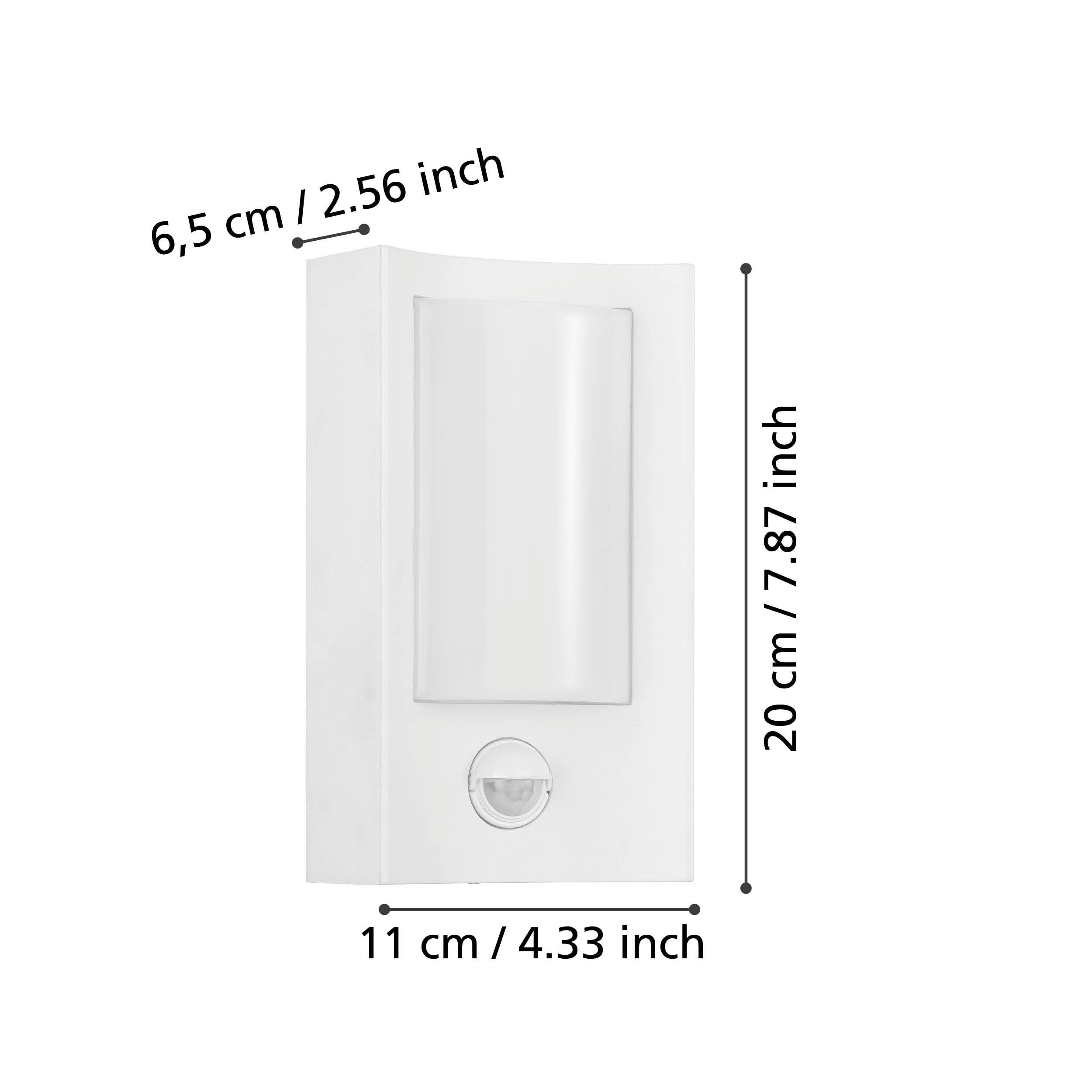 eglo-casilda-led-wandlampe-au-en-ip44-wei-6w-660lm-warmwei image 5