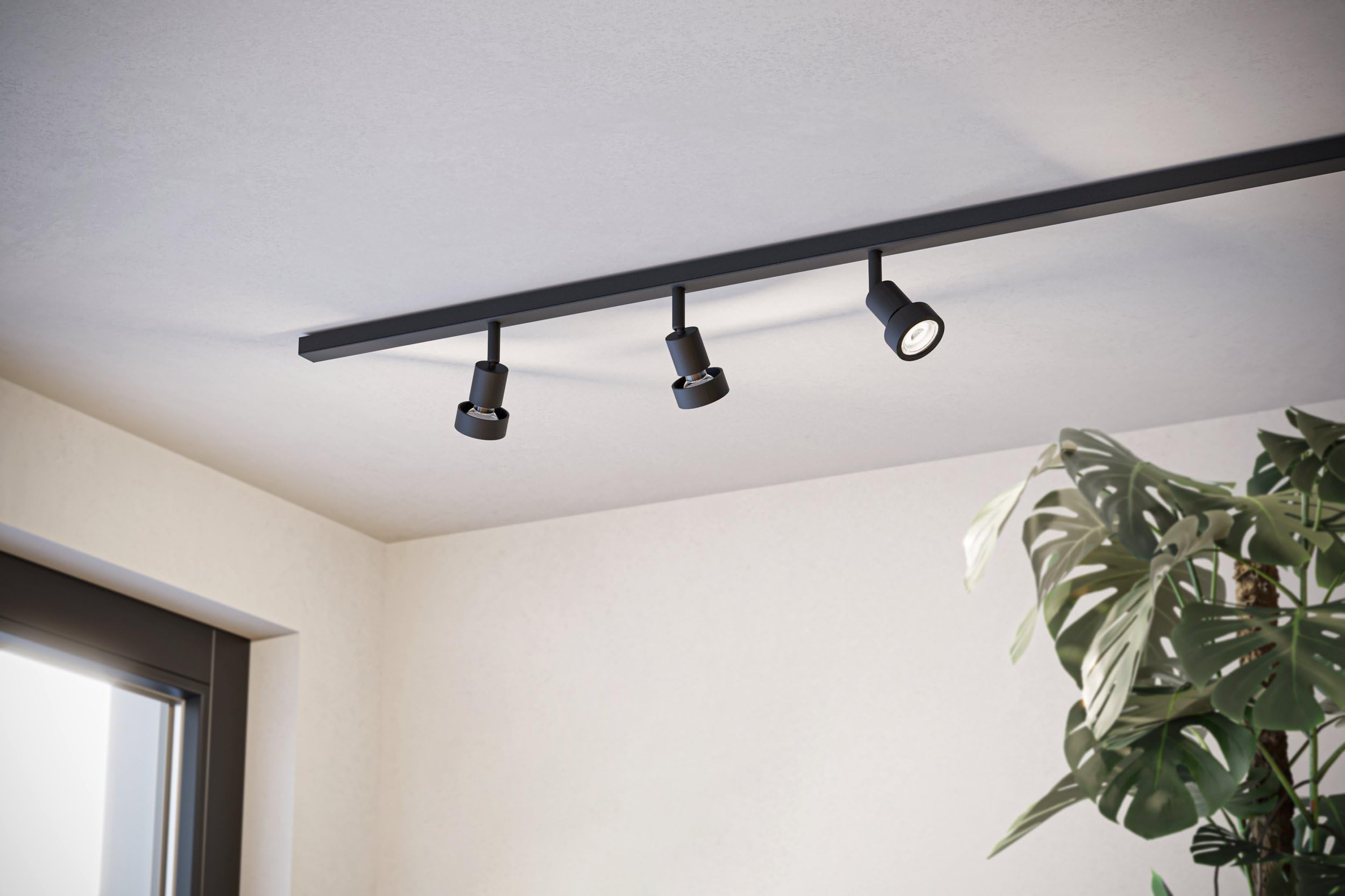 eglo-easy-track-lichtschiene-90-cm-schienensystem-erweiterung-aluminium-schwarz image 2