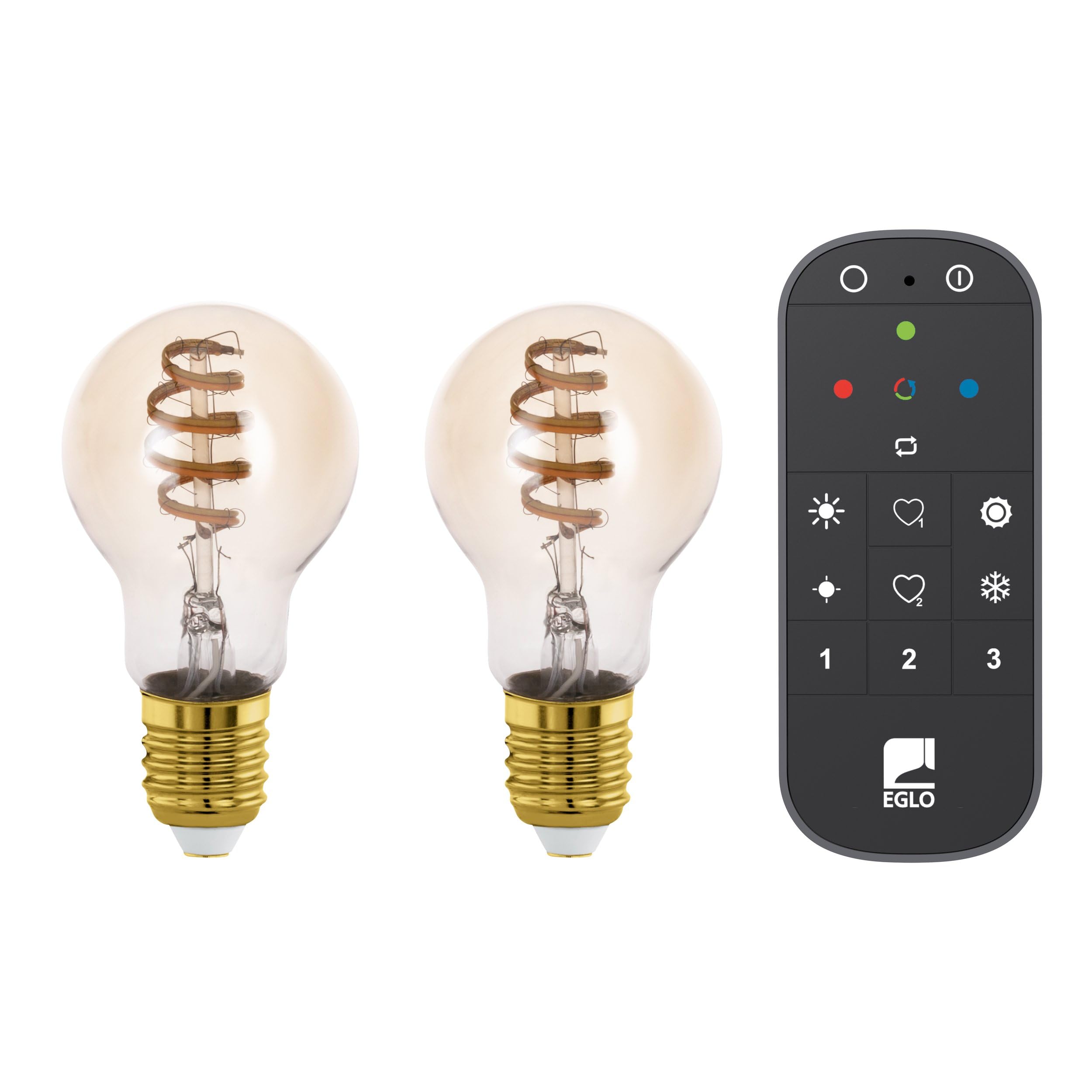 eglo-connect-z-smart-home-led-leuchtmittel-e27-a60-2er-set-amber-mit-fernbedienu image 1