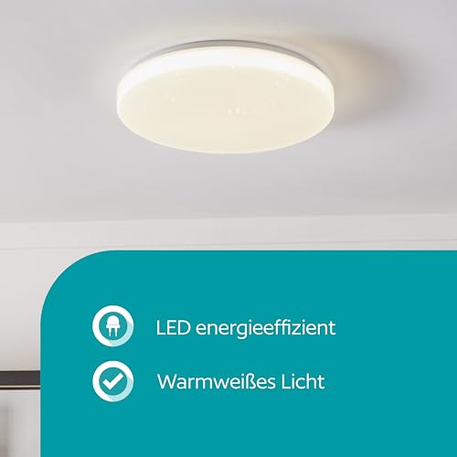 eglo-pogliola-e-led-deckenleuchte-rund-26-cm-wei-mit-kristall-effekt image 7