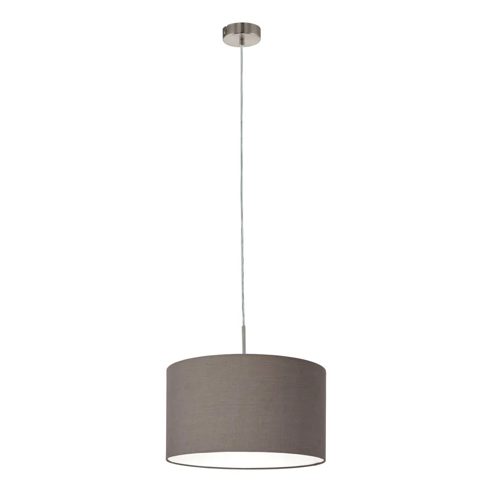 eglo-pasteri-pendelleuchte-textil-38-cm-anthrazit-braun-e27 image 1