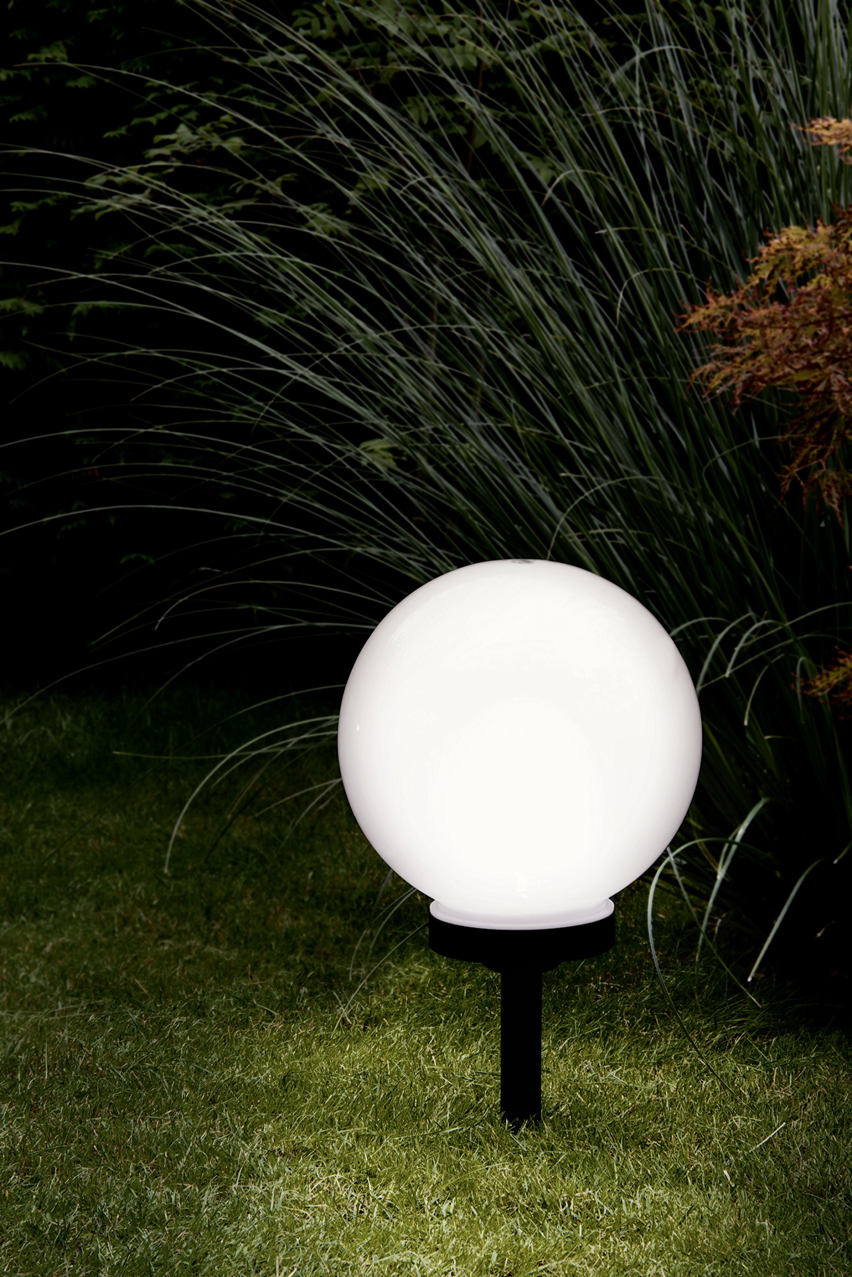 eglo-solar-kugelleuchte-30-cm-schwarz-wei-kunststoff-63-5-cm image 2
