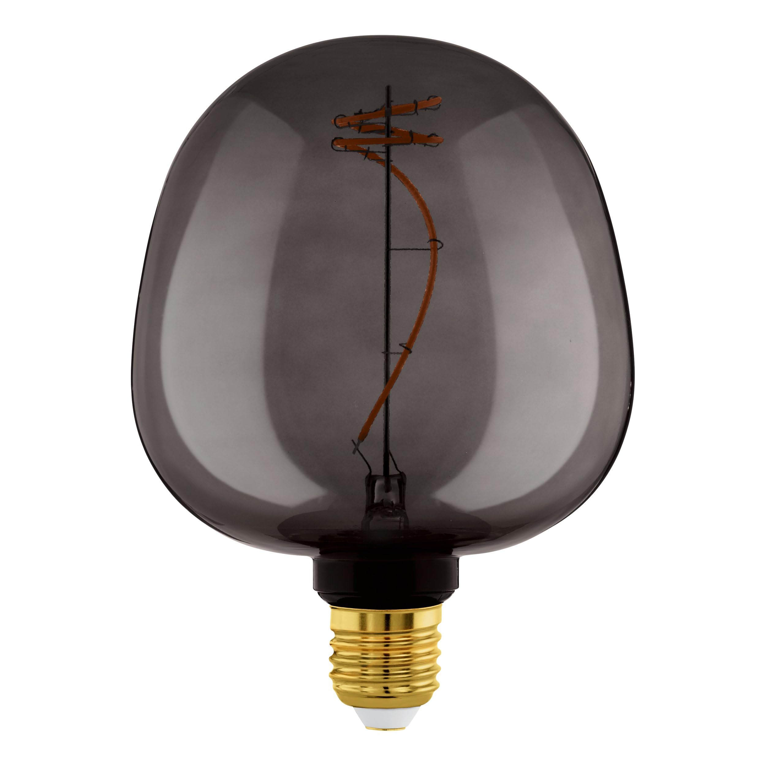 eglo-big-size-e27-spiral-led-retro-gl-hbirne-g125-cognac-dimmbar-4w image 8