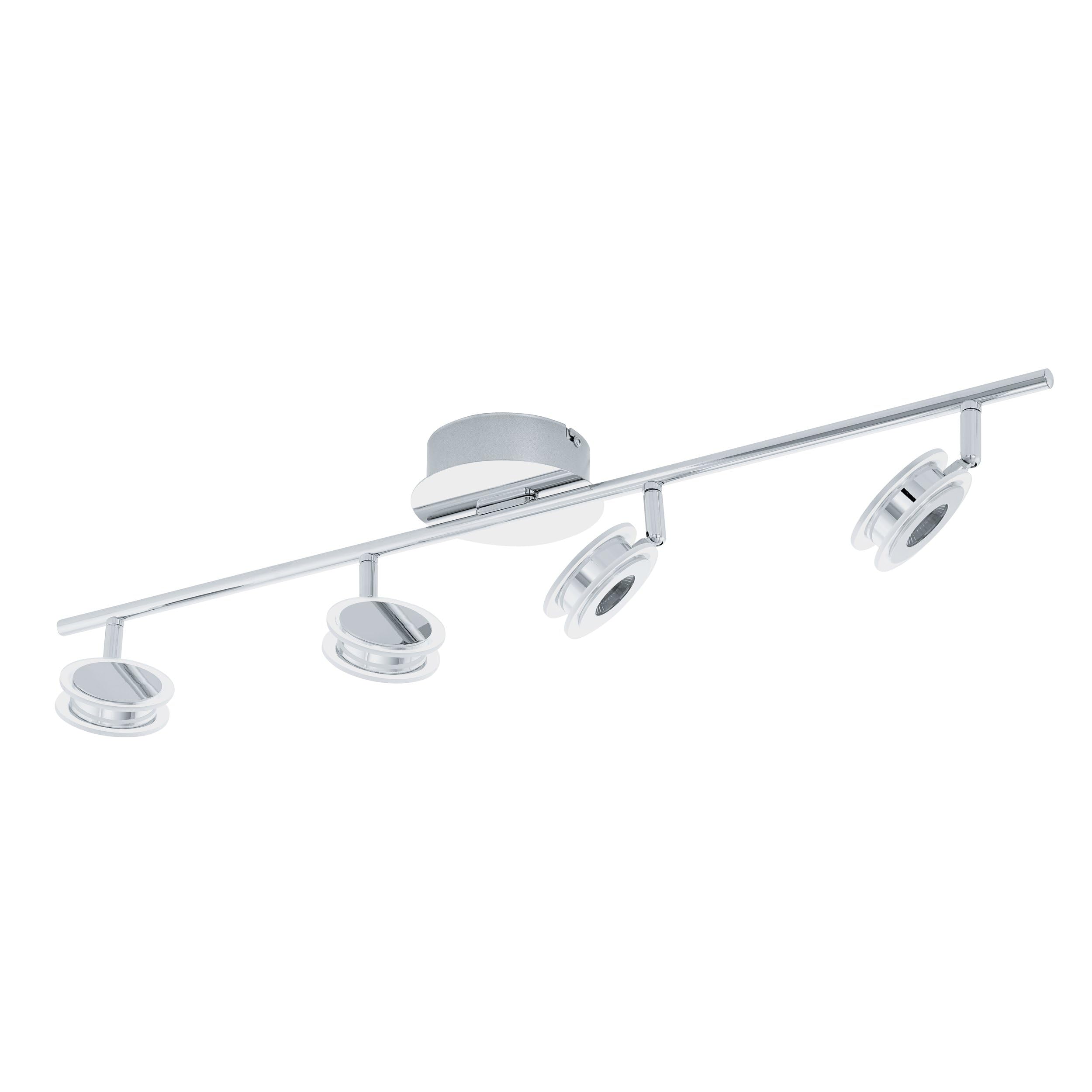 eglo-sarolo-led-deckenstrahler-4-flammig-chrom-transparent-warmwei-78-5-cm image 1