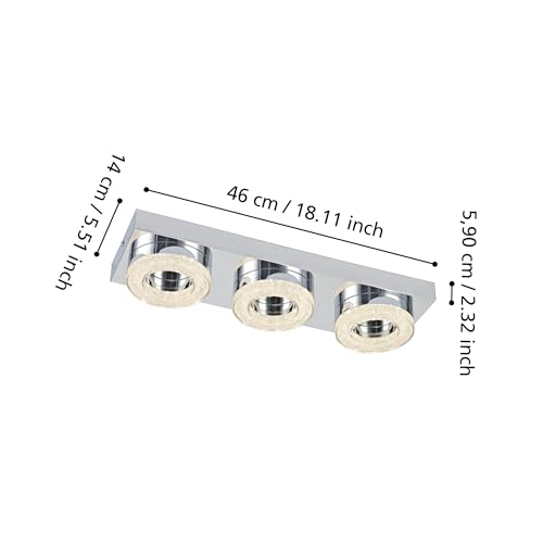 eglo-fradelo-led-deckenleuchte-3-flammig-chrom-kristall-46-cm image 7