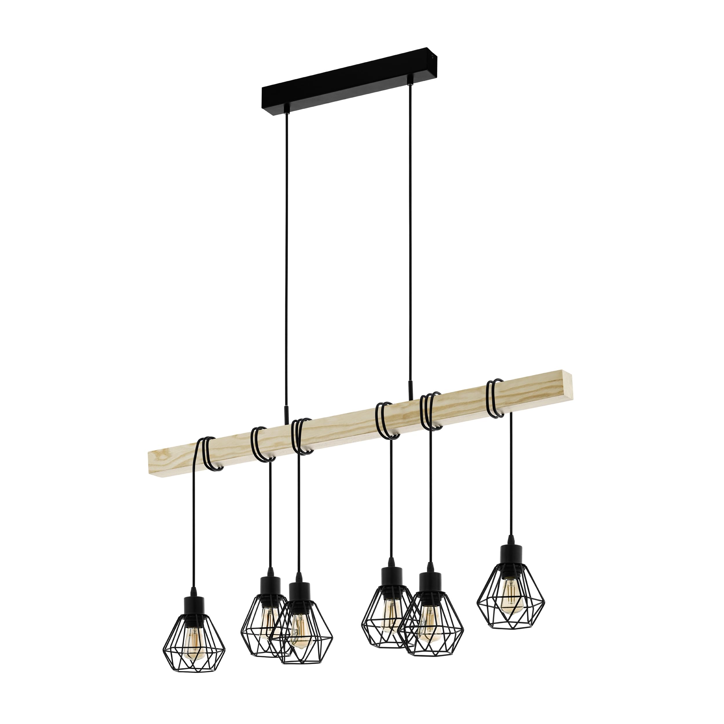 eglo-townshend-5-pendelleuchte-3-flammig-holzbalken-fsc-schwarz-e27-55-cm image 7