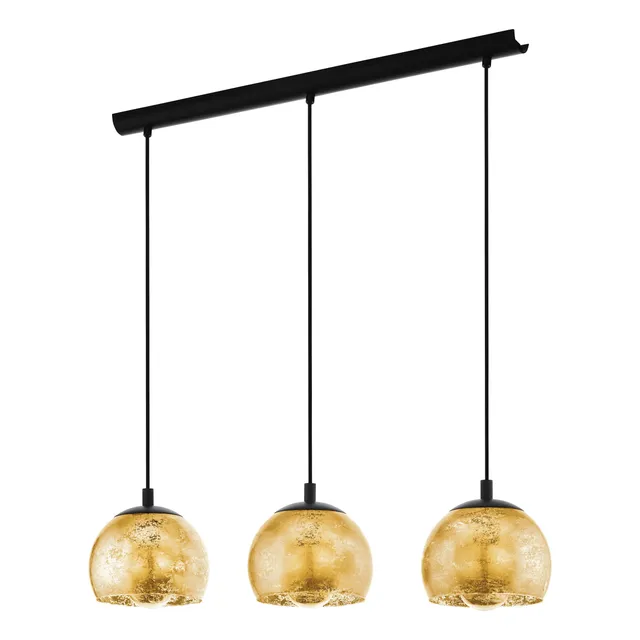 eglo-alabraccin-pendelleuchte-3-flammig-78-cm-schwarz-gold-e27 image 1