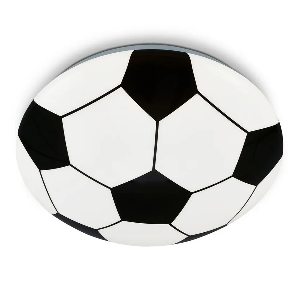briloner-led-deckenlampe-fussballmotiv-12-watt-1300-lumen-4000k-27-5-x-6-5-cm-sc image 1