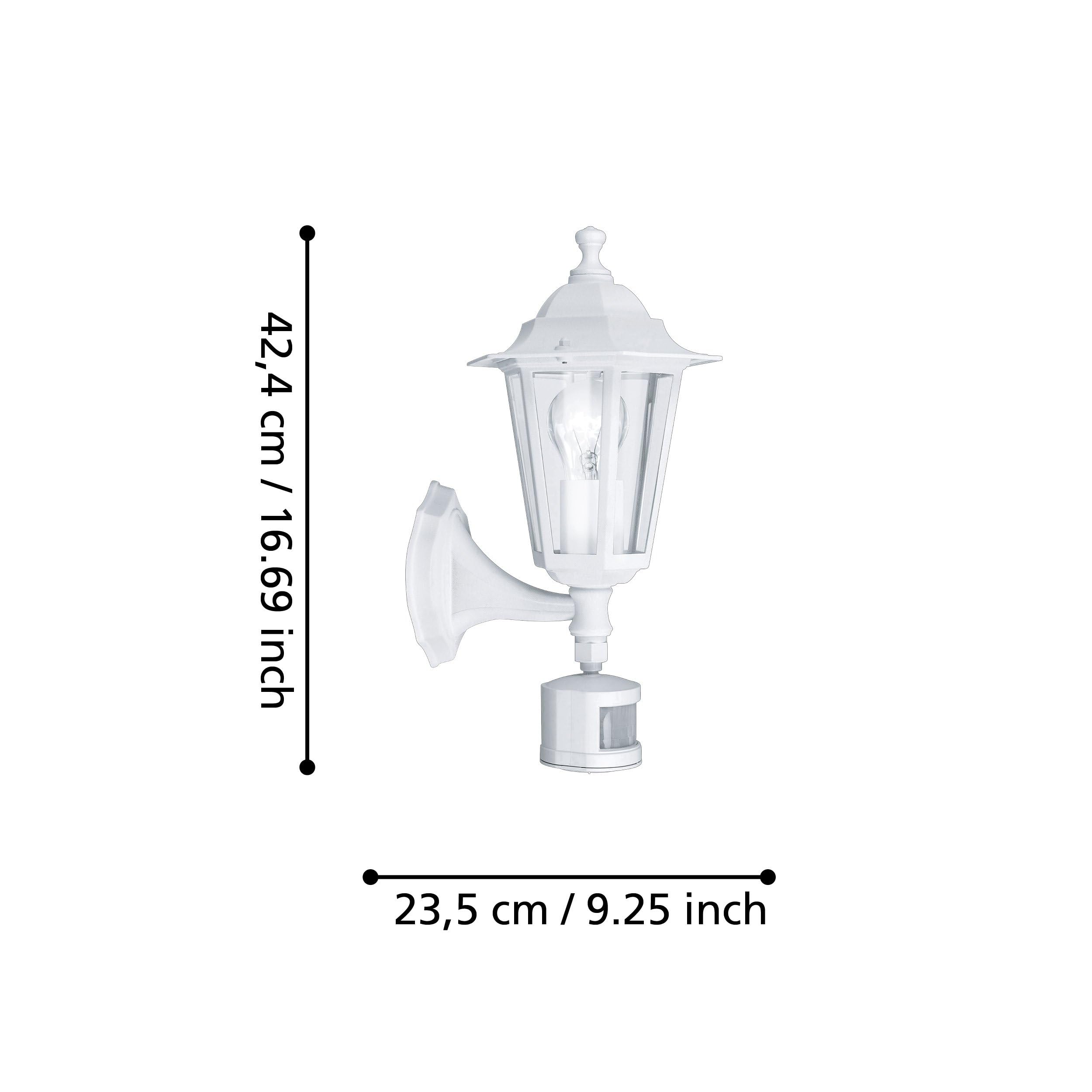 eglo-laterna-5-au-en-wandleuchte-mit-bewegungsmelder-ip44-e27-wei-aluminium-late image 4