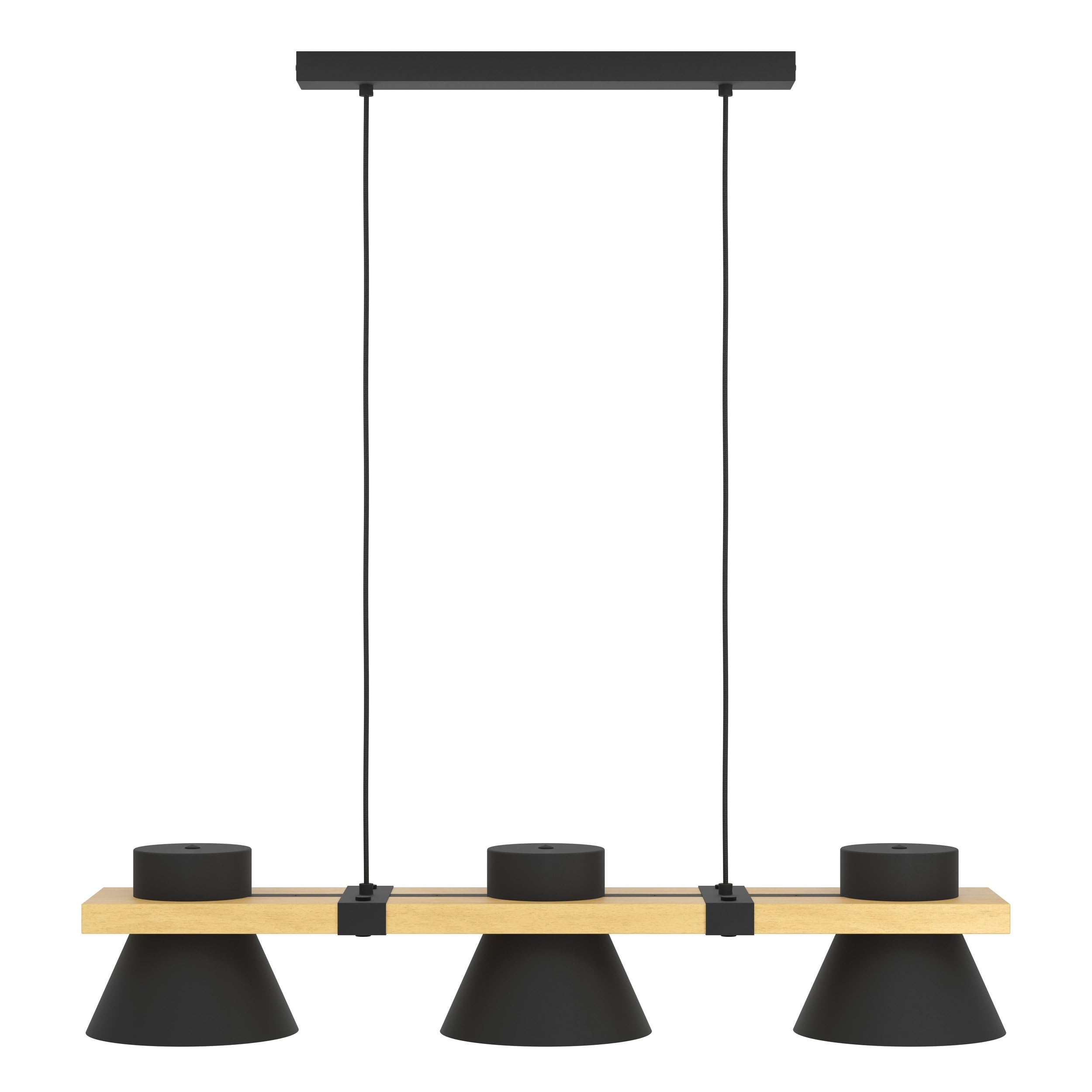 eglo-maccles-h-ngelampe-3-flammig-78-cm-holz-schwarz-e27-ber-esstisch image 2