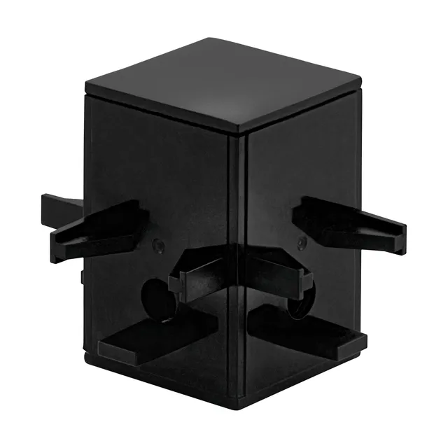 eglo-track-pro-tp-cube-connector-verbinder-schwarz-f-r-schienensystem-ecken image 1