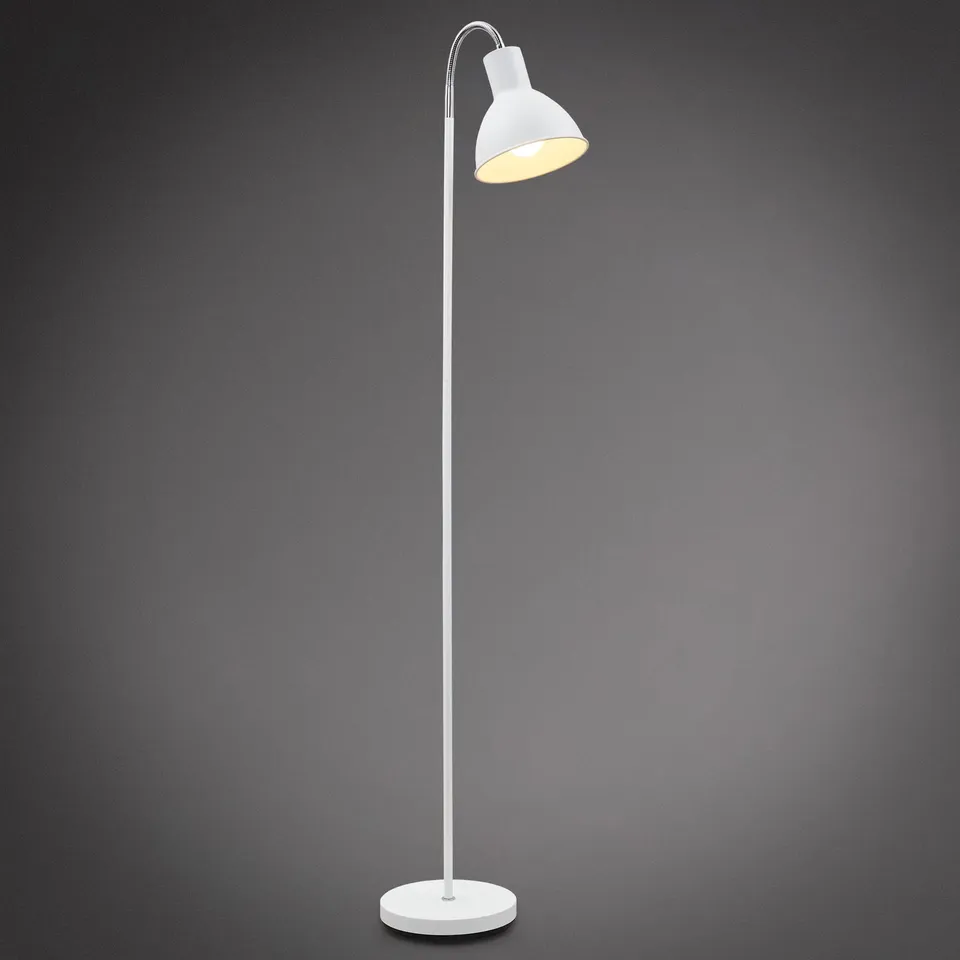 briloner-b-k-licht-stehlampe-vintage-e27-wei-chrom-schwenkbar-145x40x22-cm-mit-f image 1