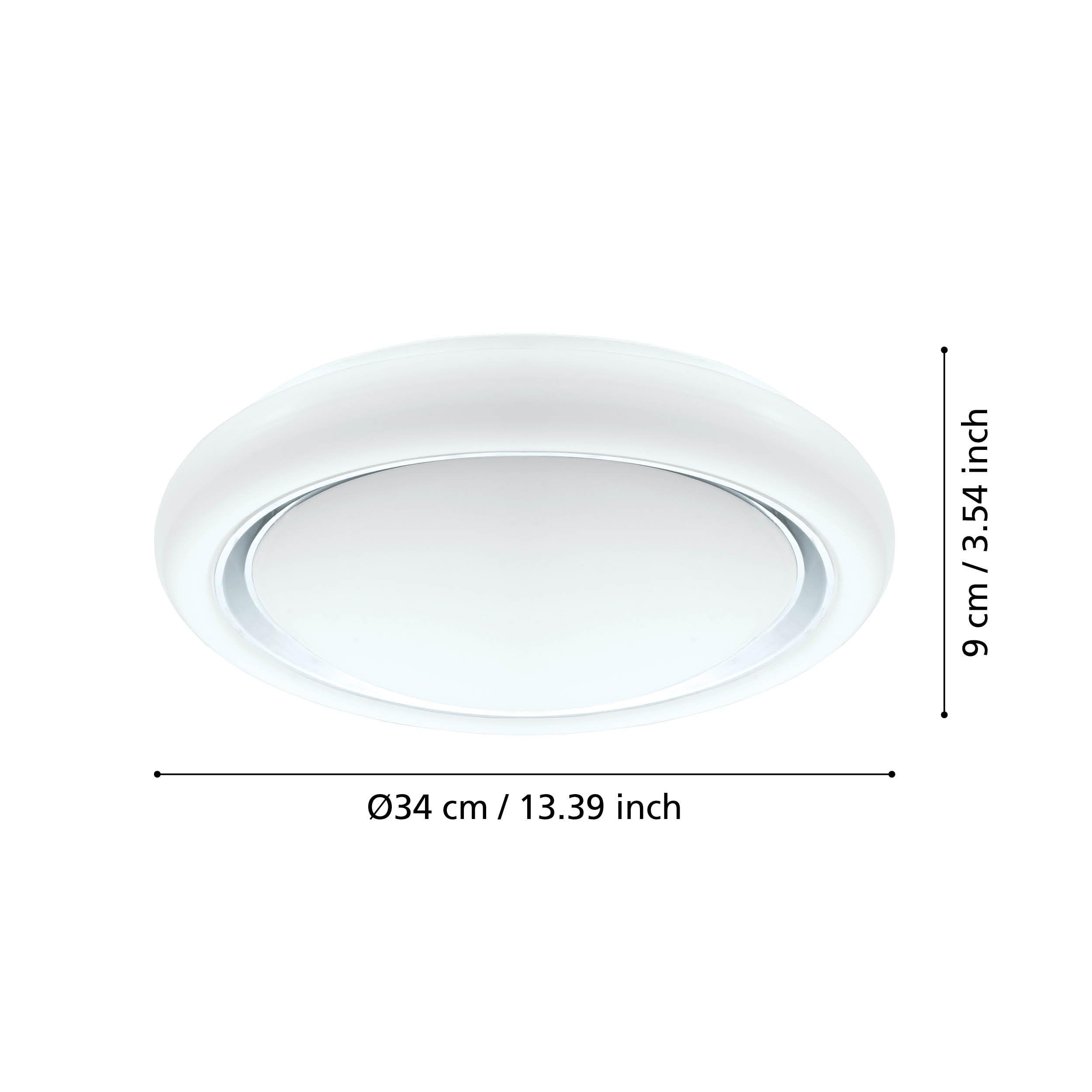 eglo-led-deckenlampe-capasso-deckenleuchte-chrom-wei-34-cm image 4