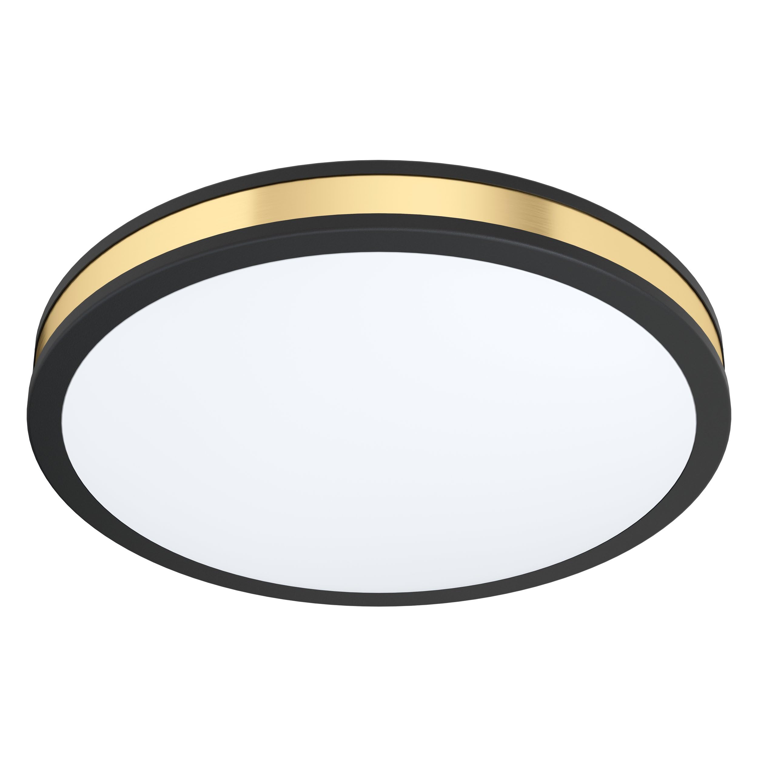 eglo-pescaito-led-decken-und-wandleuchte-28-cm-schwarz-gold-3000k image 8