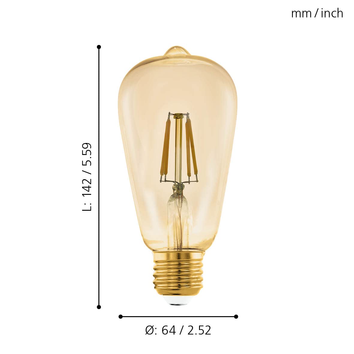 eglo-connect-z-2er-set-e27-led-vintage-leuchtmittel-st64-amber-mit-fernbedienung image 8