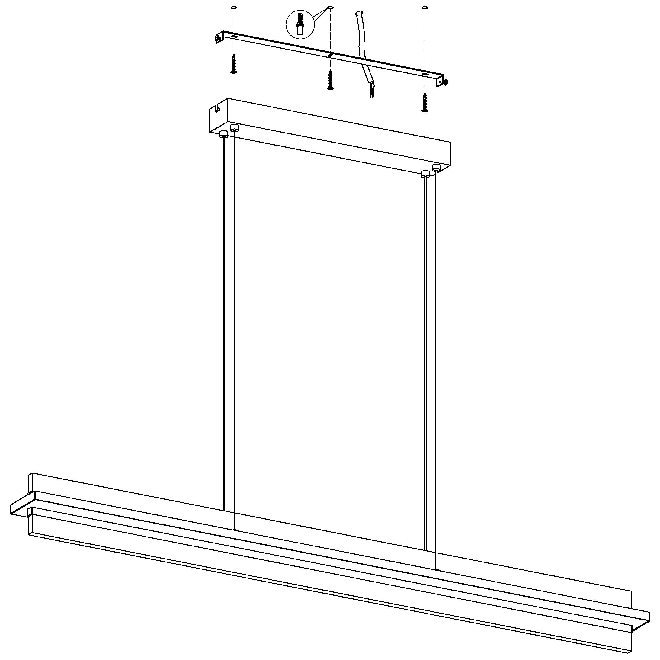 eglo-spadafora-led-pendelleuchte-2-flammig-h-ngelampe-dimmbar-schwarz-wei-klar-1 image 4