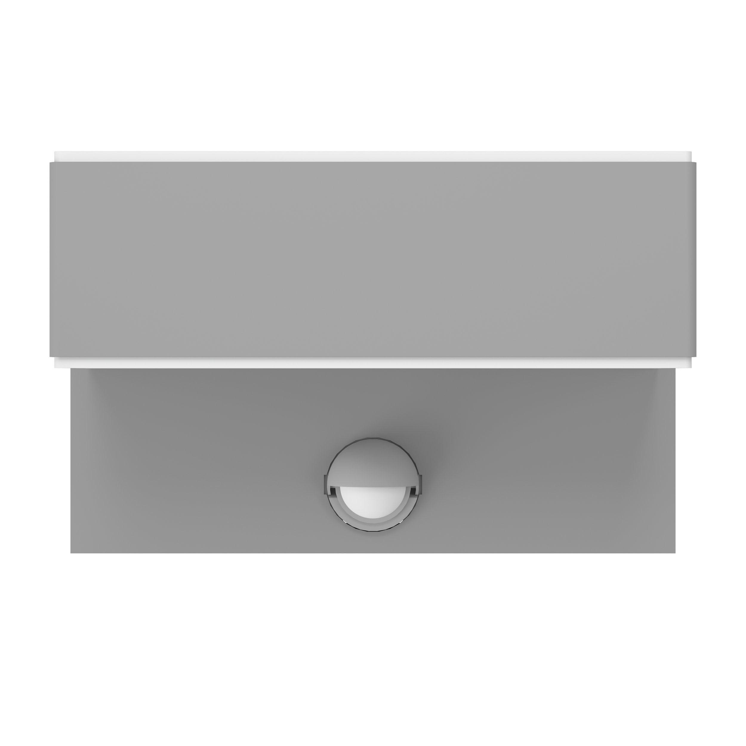 eglo-azzinano-led-au-en-wandleuchte-2-flammig-mit-bewegungsmelder-silber-wei-ip4 image 2