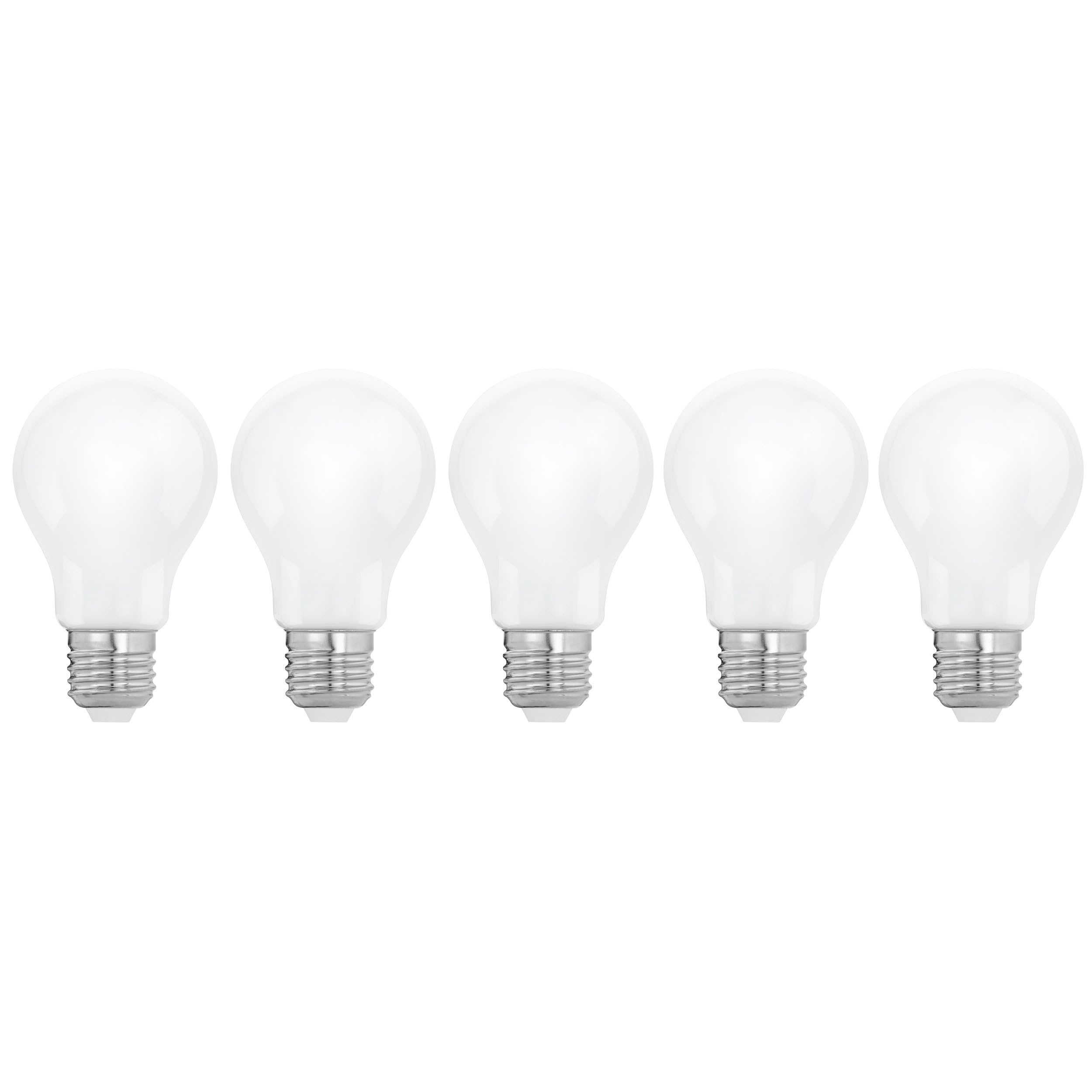 eglo-milky-a60-e27-led-lampe-5er-set-opalwei-7w-806lm-2700k image 1