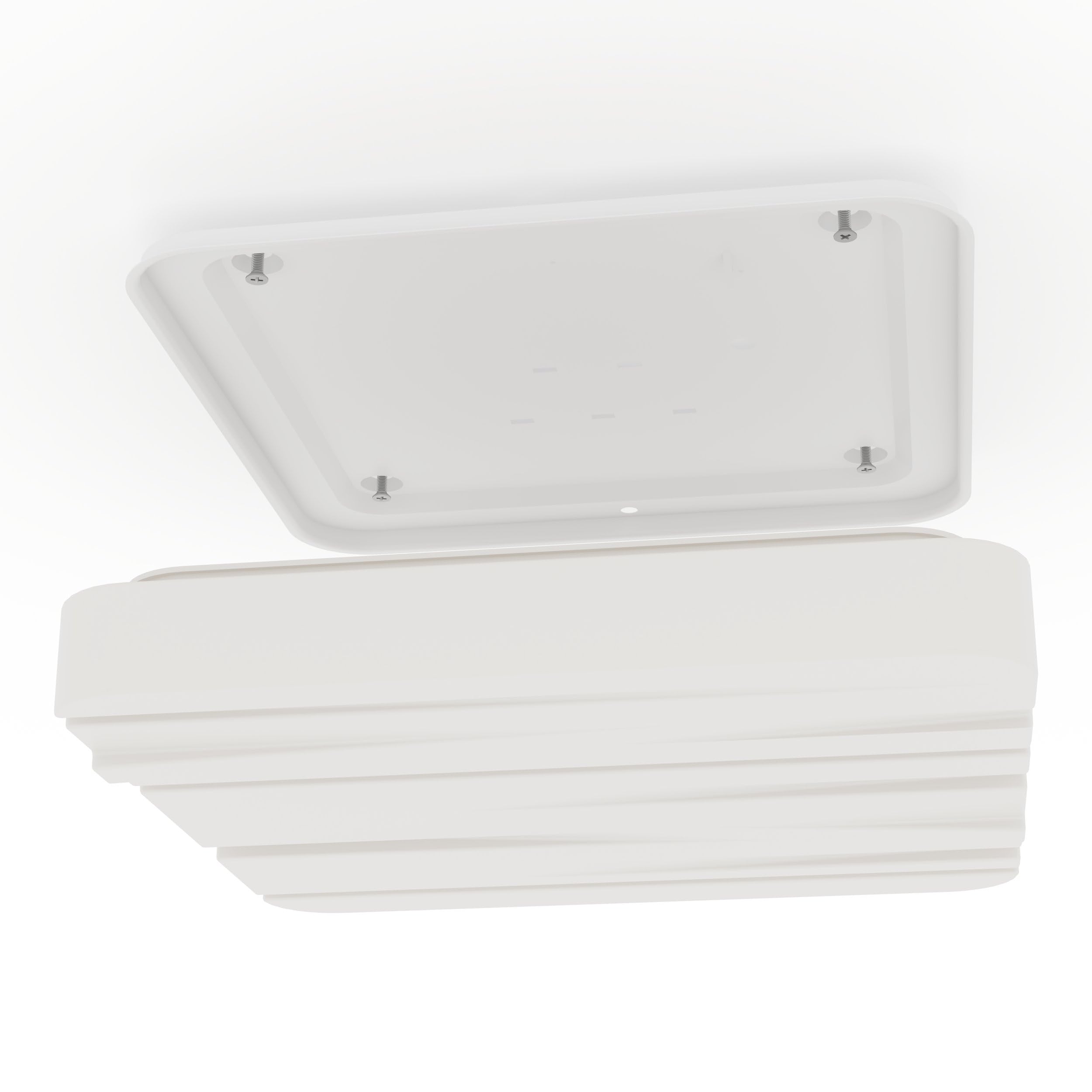 eglo-ferentino-led-deckenleuchte-quadratisch-28-cm-wei-warmwei image 4