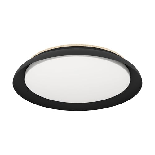eglo-penjamo-1-led-deckenleuchte-rund-46-5-cm-schwarz-eiche image 8