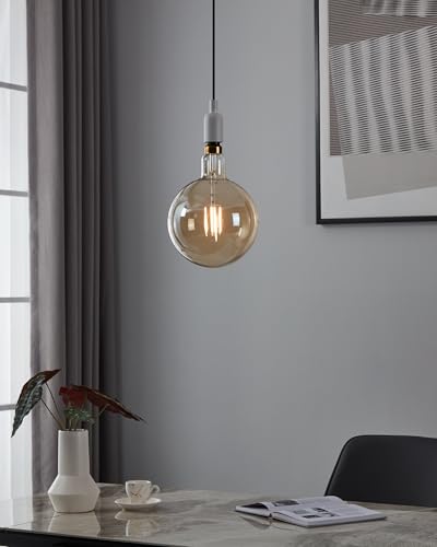 eglo-big-size-g200-globe-e27-led-amber-vintage-dimmbar-30-5-cm-4w-400lm-2200k image 7
