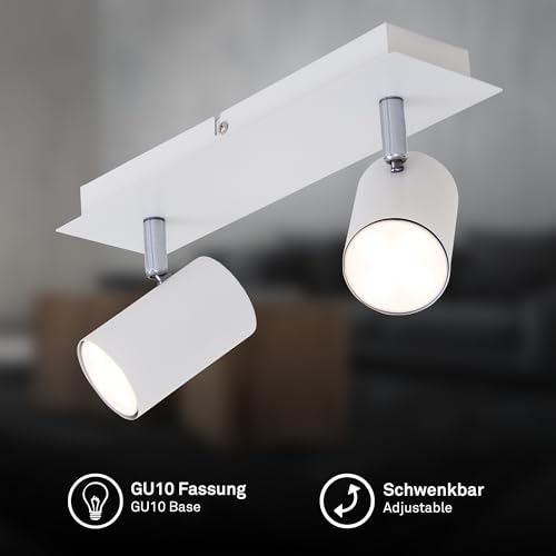 briloner-deckenlampe-2-flammig-schwenkbar-gu10-max-40-watt-29x8x12-3-cm-wei image 8