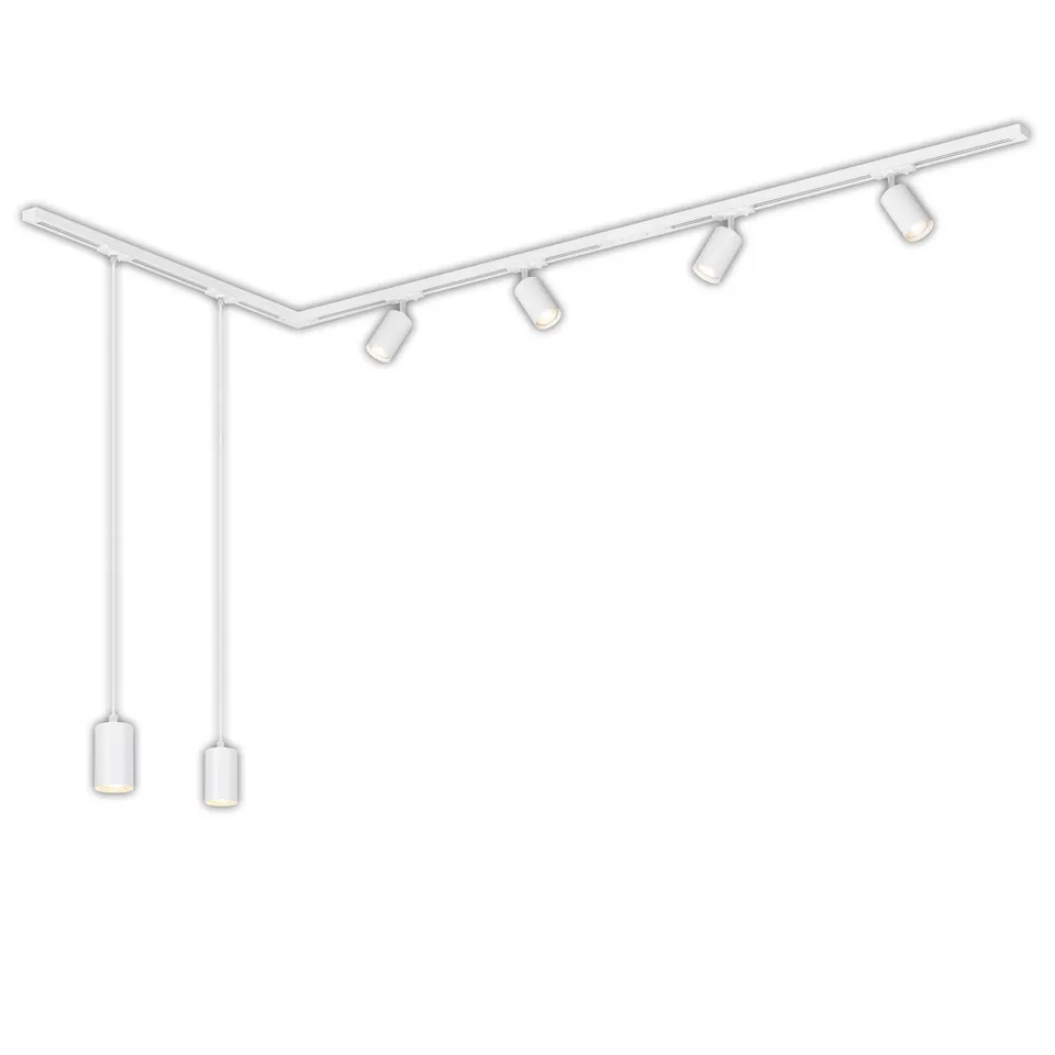 briloner-rail-schienensystem-komplettset-l-form-deckenleuchte-2-25-m-wei-4x-gu10 image 1