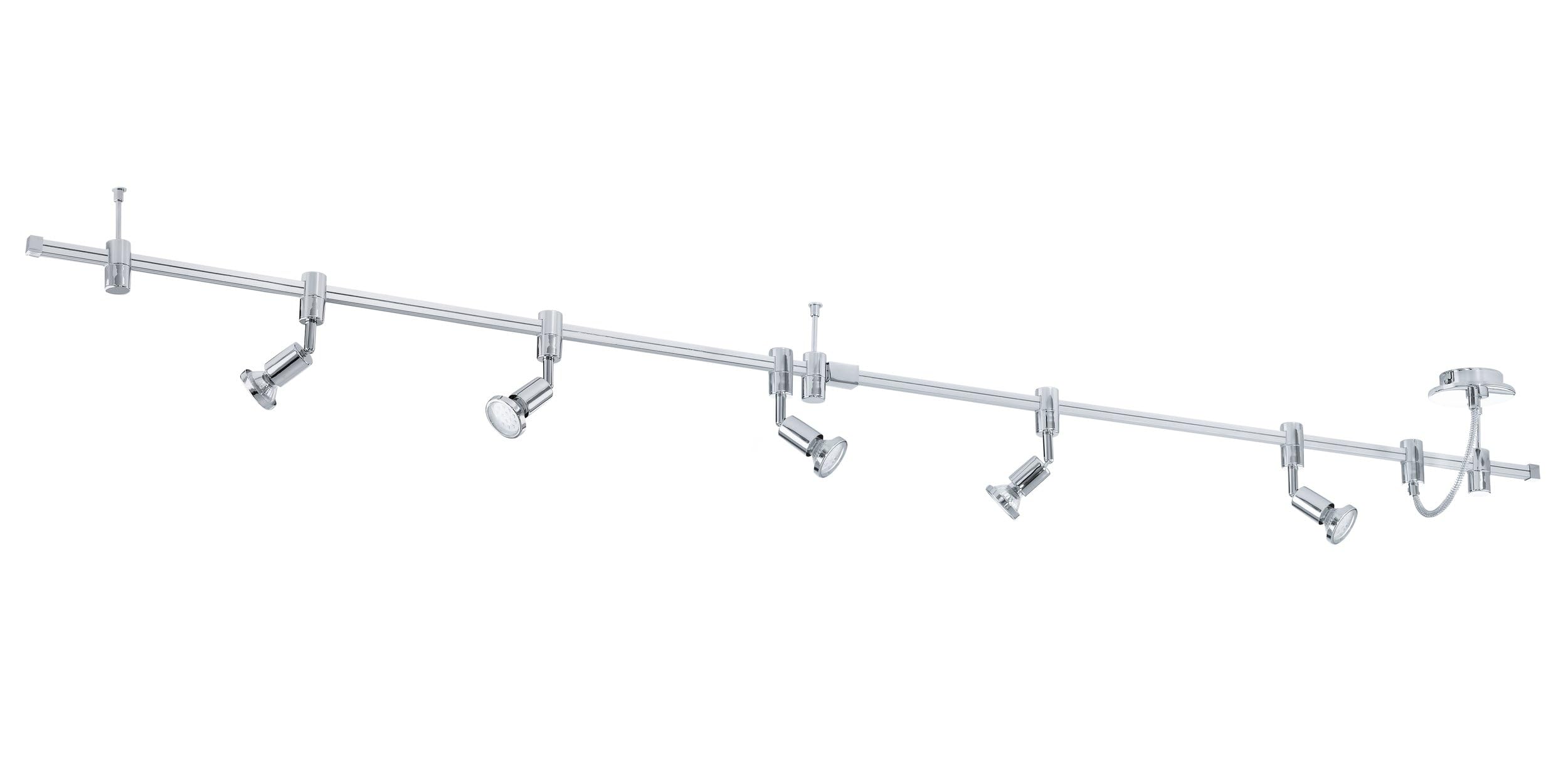 eglo-vilanova-led-deckenstrahler-5-flammig-200-cm-chrom-inkl-gu10-warmwei image 1