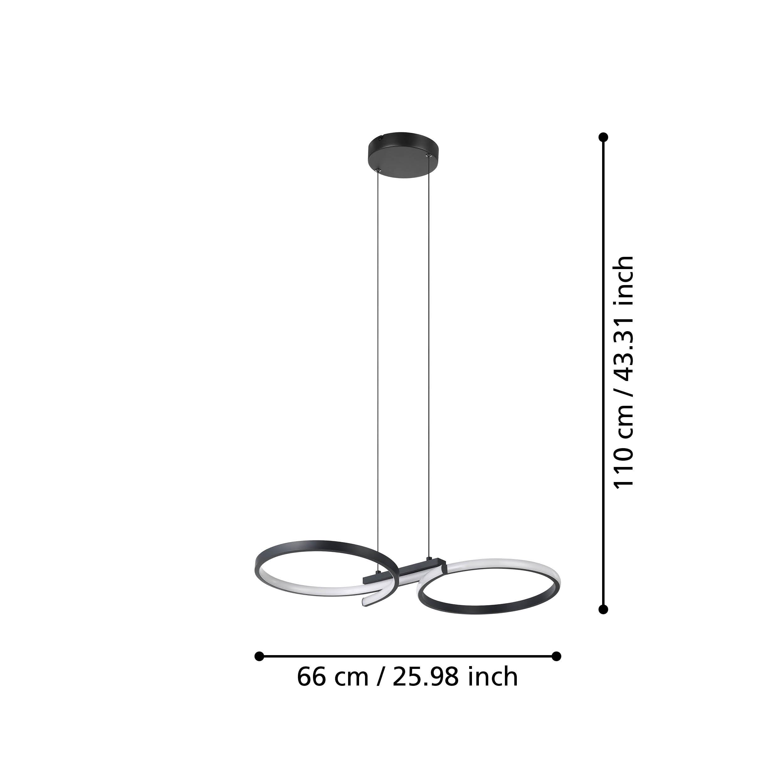 eglo-serpins-led-h-ngelampe-geschwungen-66-x-30-cm-schwarz-wei-warmwei image 5