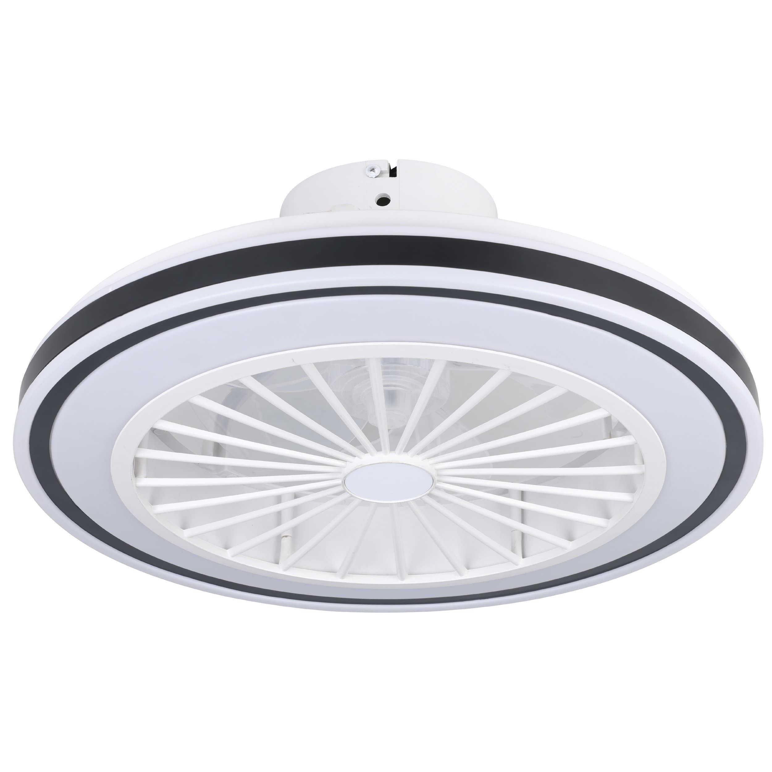 eglo-almeria-deckenventilator-mit-led-48-cm-schwarz-wei-dimmbar-fernbedienung image 3