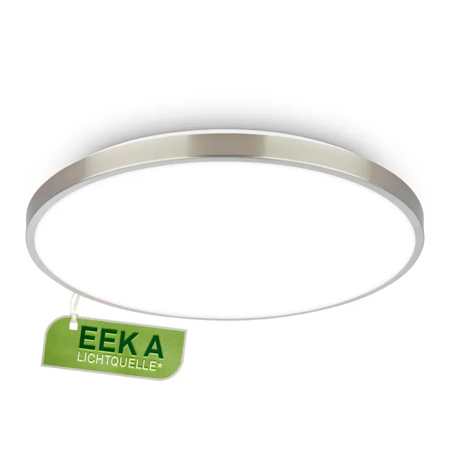 briloner-led-deckenleuchte-aludekor-nickel-matt-eek-a-12-7w-2900lm-4000k-33x6-cm image 1